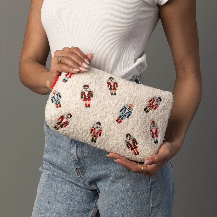 Nutcracker Textured Travel Pouch