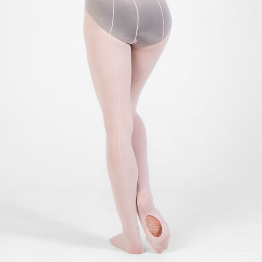 Microfiber Backseam Convertible Tights