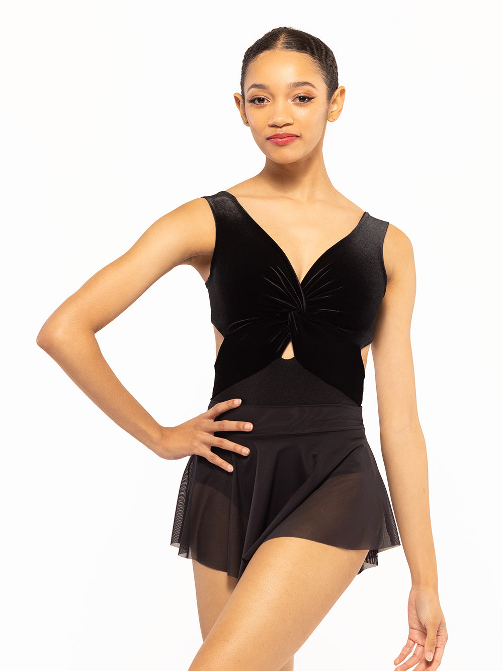 Jackie Velvet Leotard