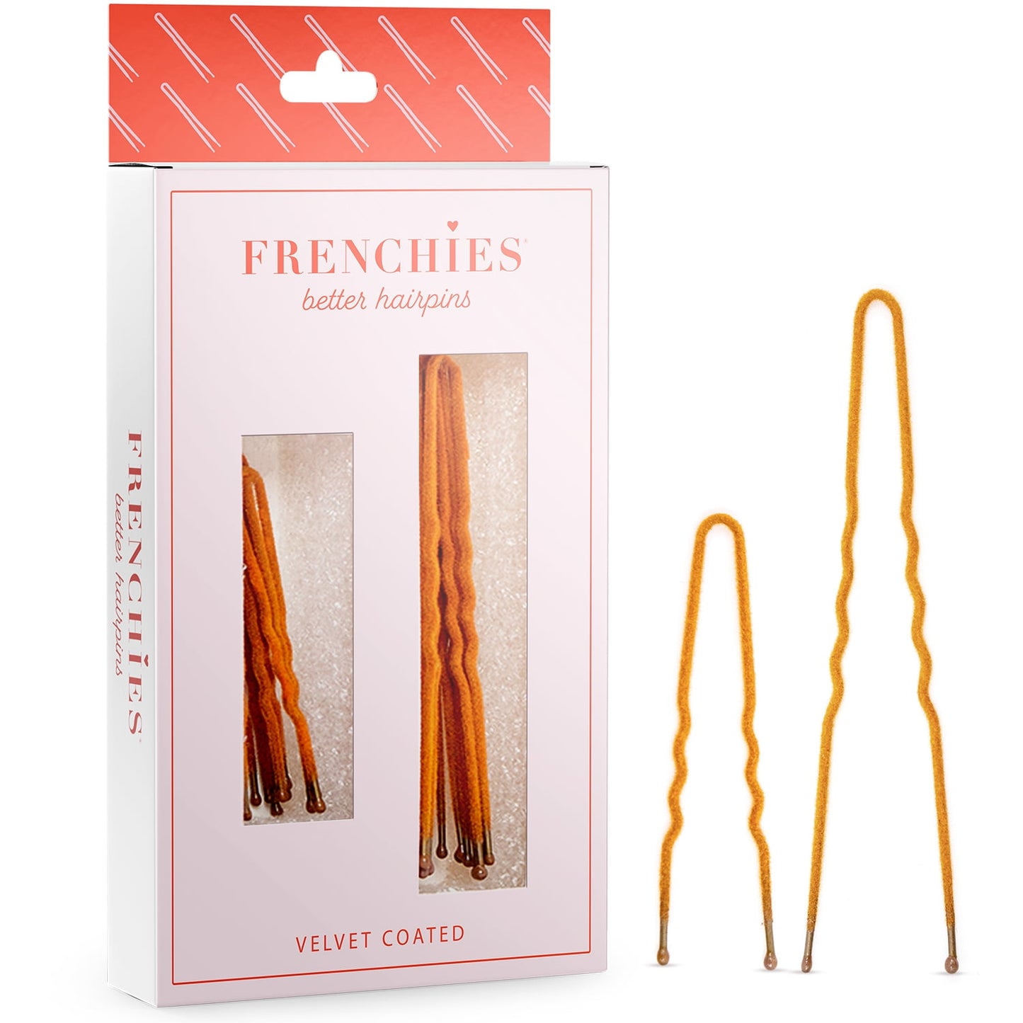 Frenchies Velvet Flocked Hair Pins