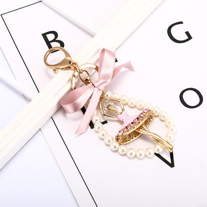 Ballerina Bow Bag Charm