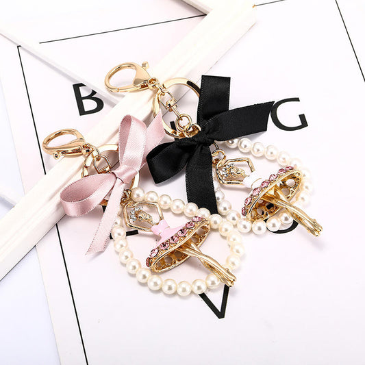 Ballerina Bow Bag Charm