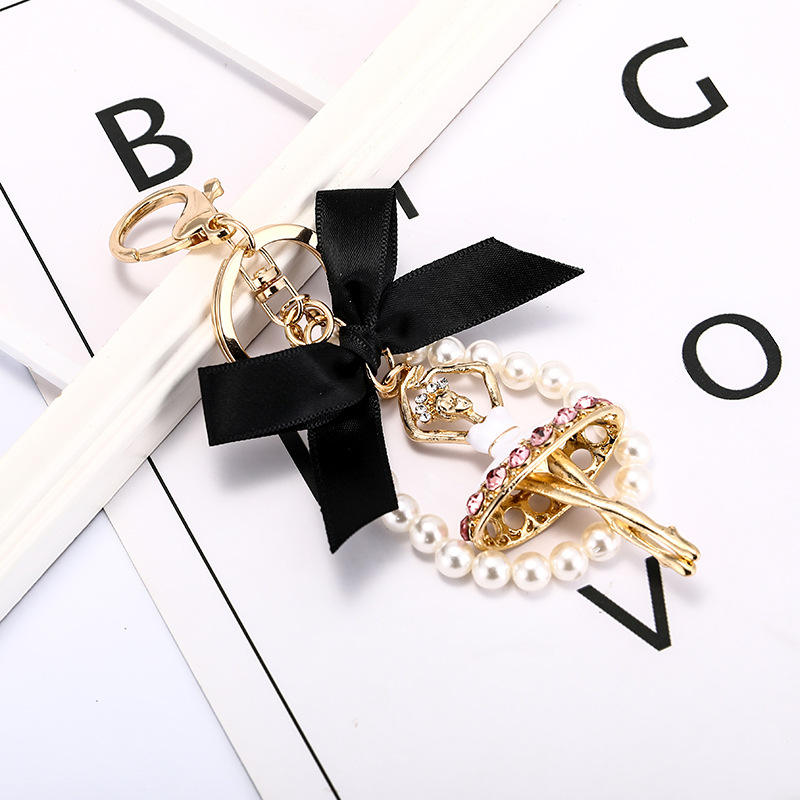 Ballerina Bow Bag Charm