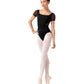 Olivia Embroidered Cap Sleeve Leotard