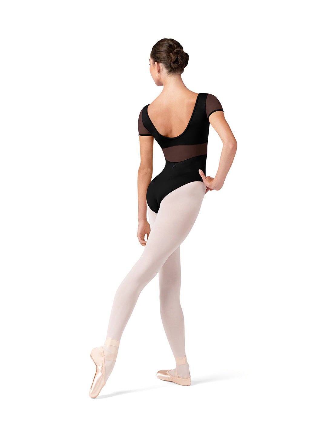 Olivia Embroidered Cap Sleeve Leotard