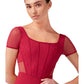 Olivia Embroidered Cap Sleeve Leotard