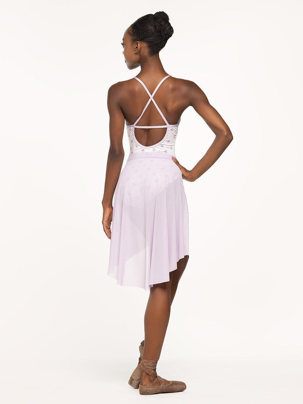 Long High Low Mesh Skirt