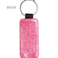Barre Babe Glitter Keychain