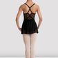 Embroidered Skirt Camisole Leotard