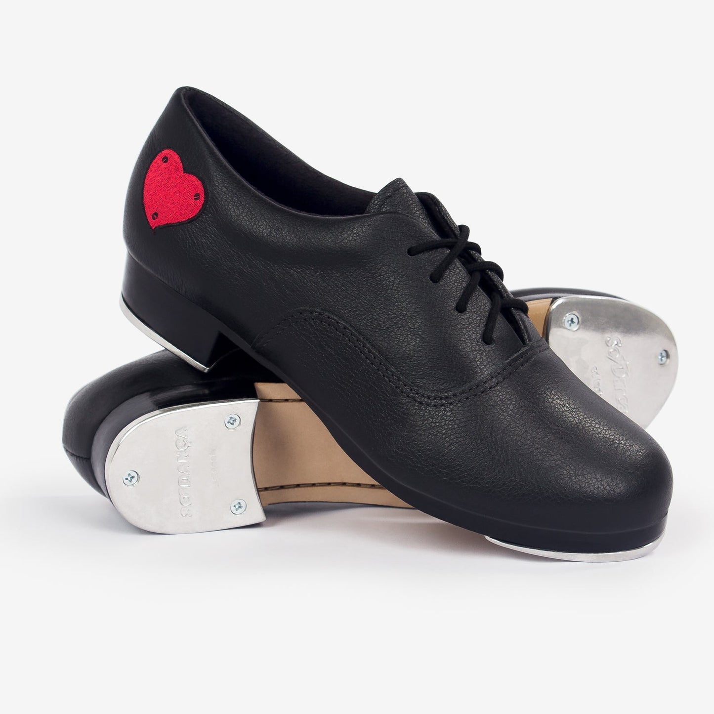 Tamlin Pro Leather Tap Shoe w/Heart TA805V - FINAL SALE