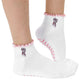 Ruffled Ballet Grip Ankle Socks