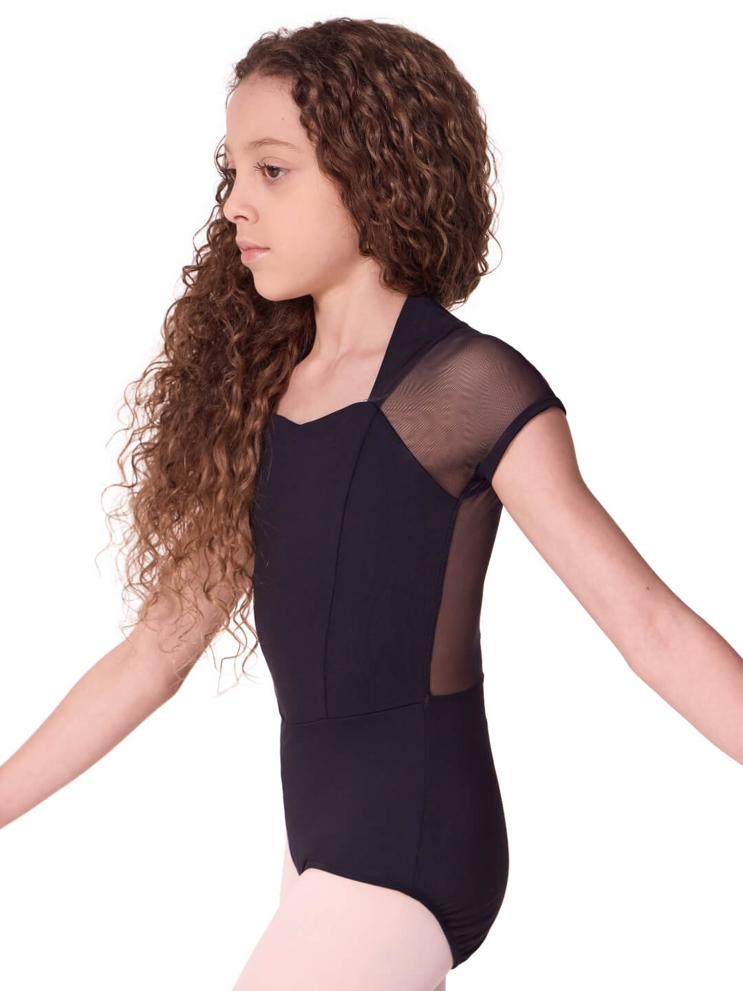 Tween's Corset Short Sleeve Leotard