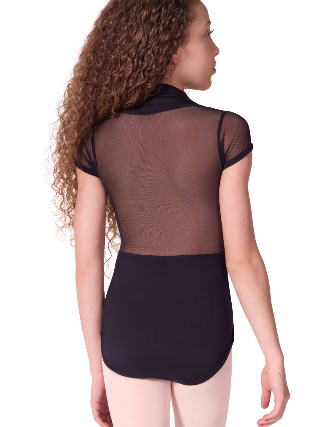 Tween's Corset Short Sleeve Leotard