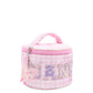 'Dance' Gingham Quilted Makeup Bag