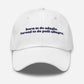 Born For Adagio Embroidered Dad Hat