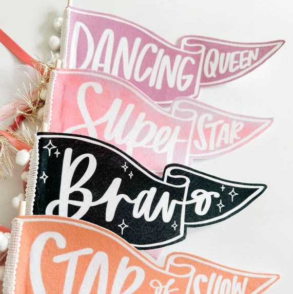Dance Recital Pennant Flag