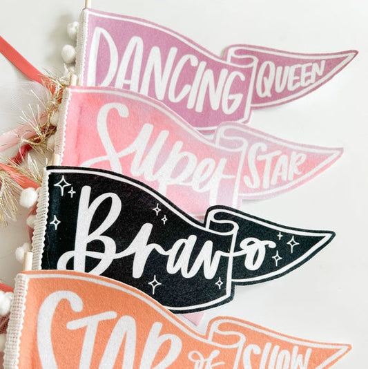 Dance Recital Pennant Flag