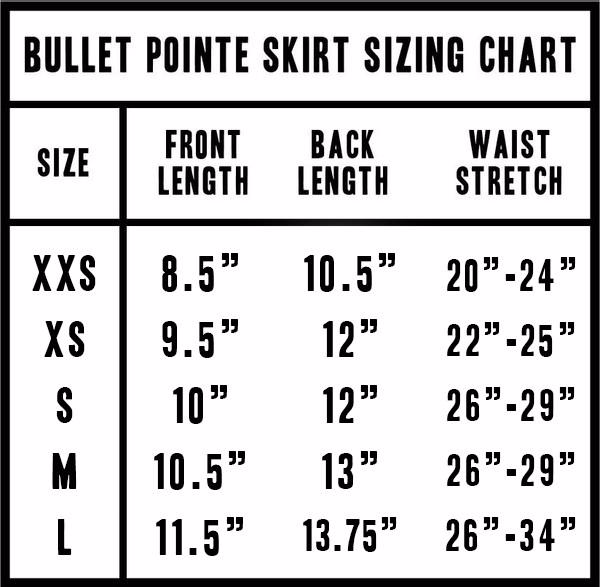 Plum Bullet Pointe Skirt