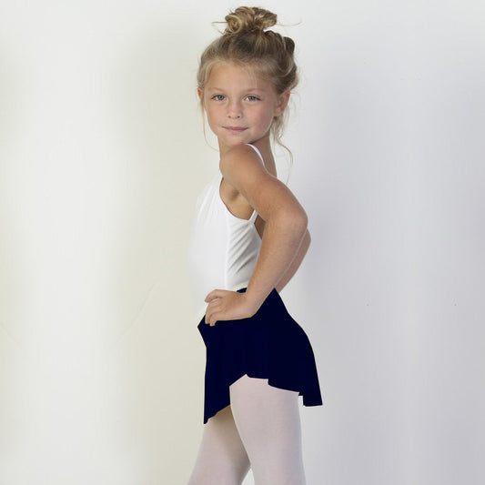 Navy Bullet Pointe Skirt