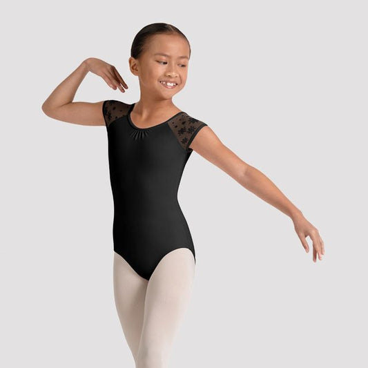 Girl's Kaleidoscope Cap Sleeve Leotard